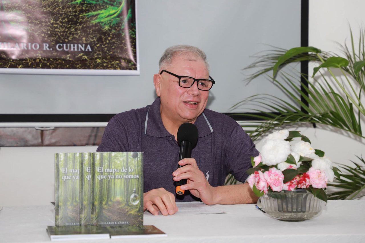Hilario Cuhna presentó su nuevo libro en la ciudad