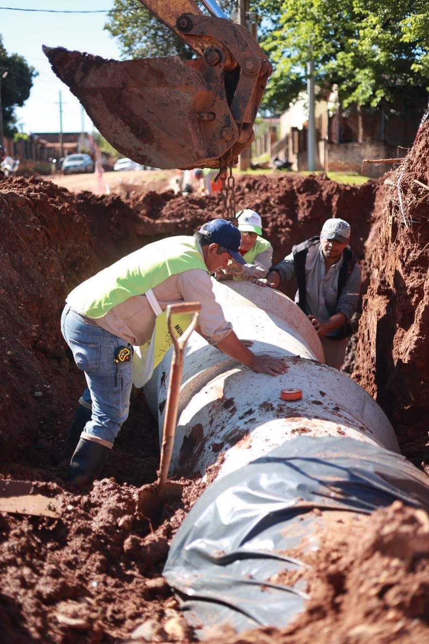 Santo Tomé avanza con obras hídricas en varios barrios