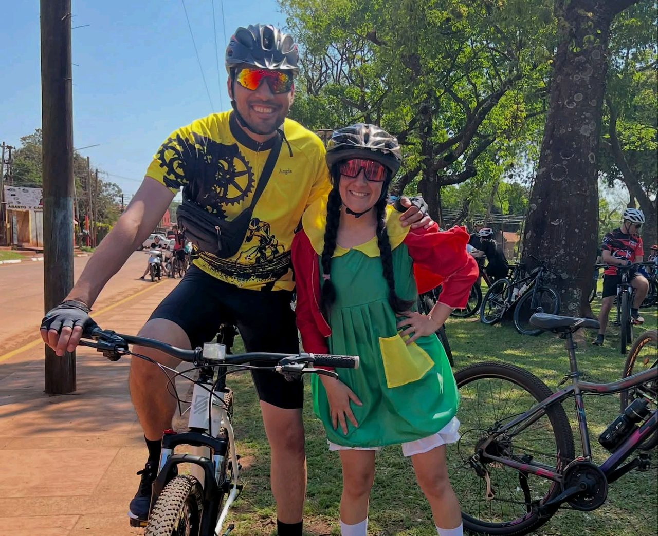 Virasoro celebró su centenario con una jornada de cicloturismo