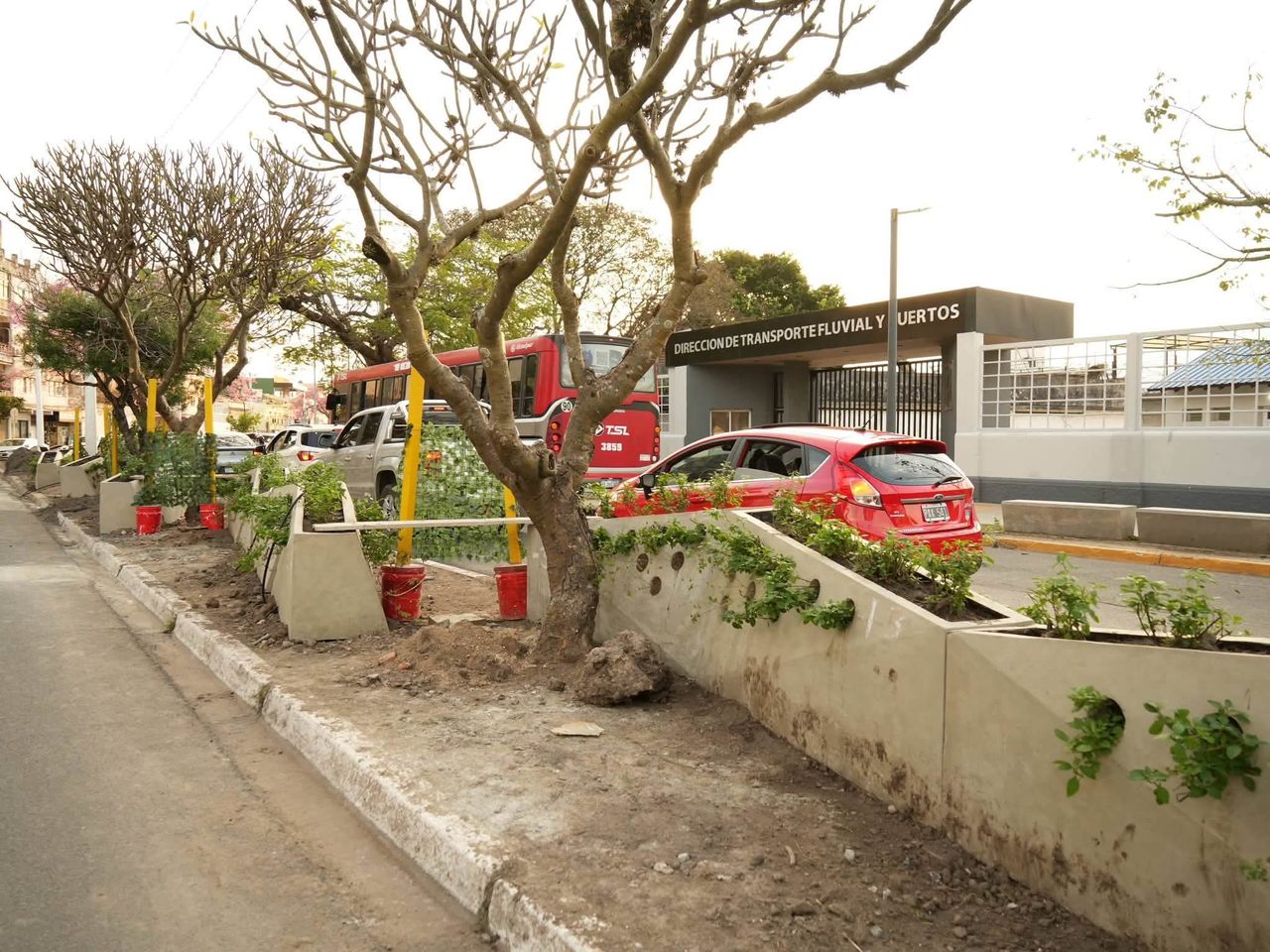 Avanza al 75% la obra vial frente al Puerto