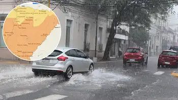Alerta naranja y amarilla por tormentas fuertes en Corrientes