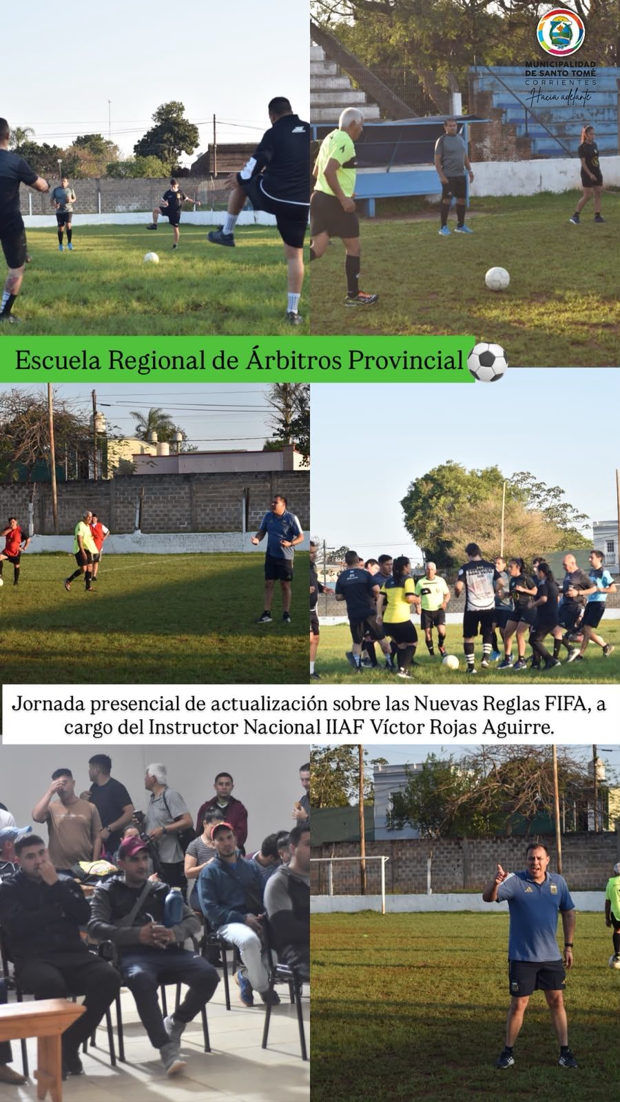 Árbitros provinciales se capacitaron en las nuevas reglas FIFA