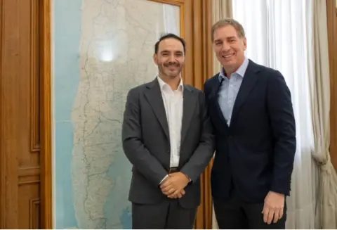 Valdés se reunió con Santilli por la reforma electoral