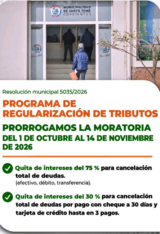 Regularización de tributos: quita de hasta 75% de intereses