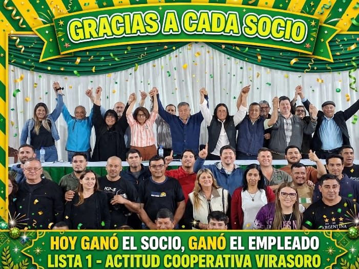 Lista 1 - Actitud Cooperativa ganó las elecciones