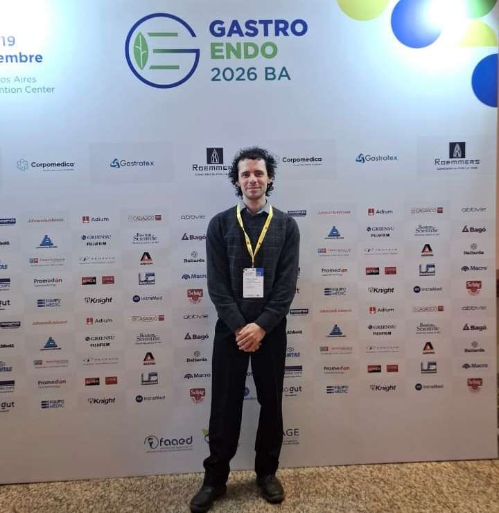 Un investigador de Santo Tomé expuso en el congreso de gastroenterología más importante del país