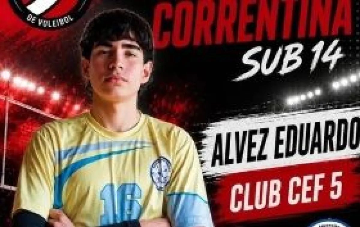 Jugador de Santo Tomé, convocado a la Selección U15 de vóley