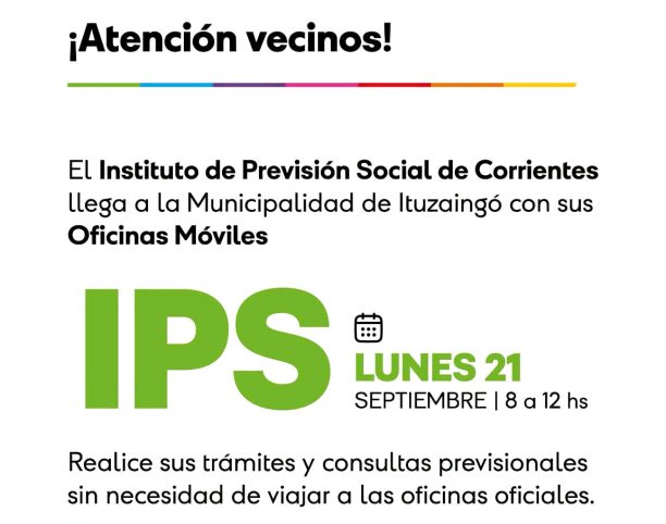 El IPS llevará atención móvil a Ituzaingó