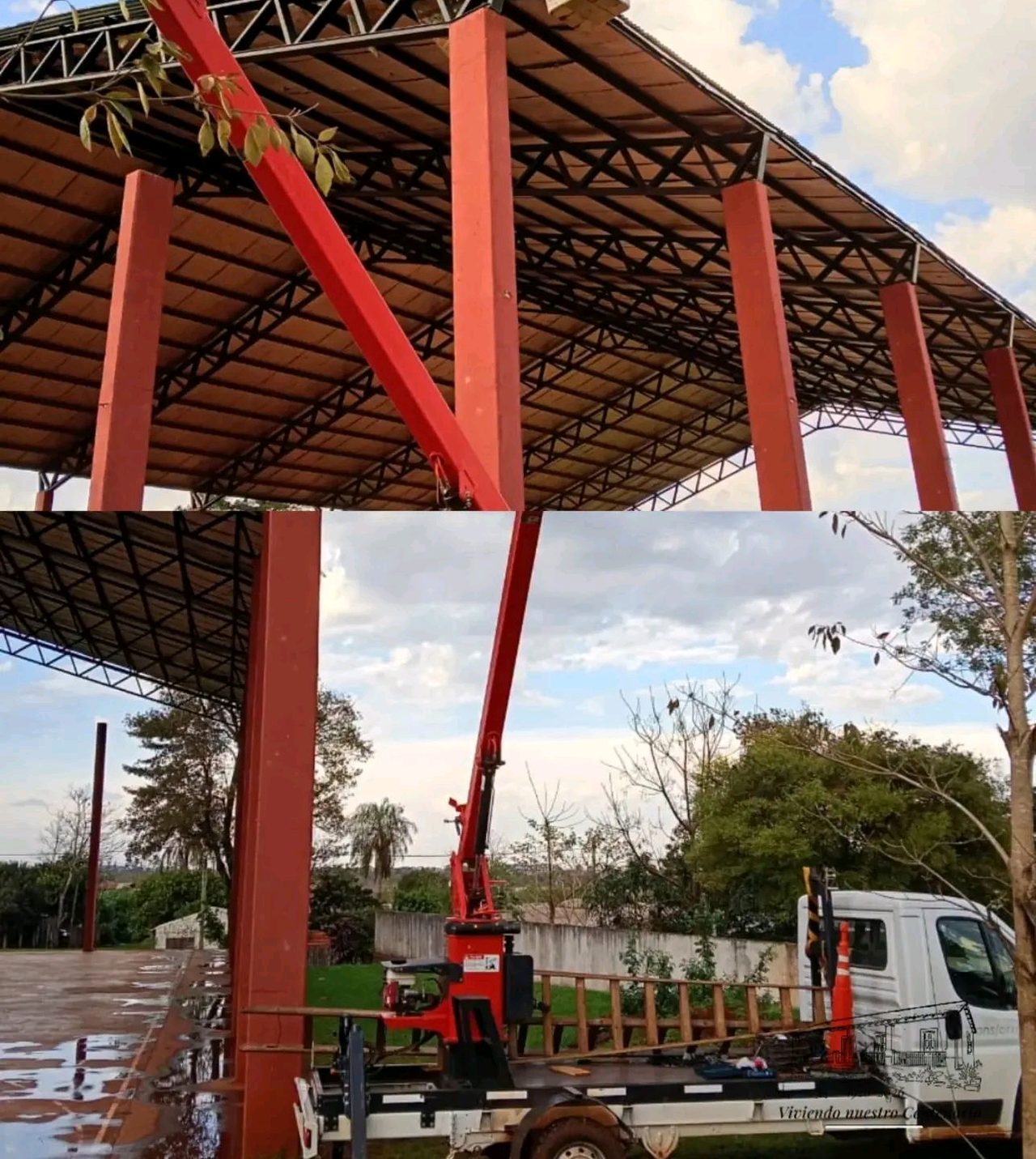 Virasoro trabaja para reparar los daños del temporal
