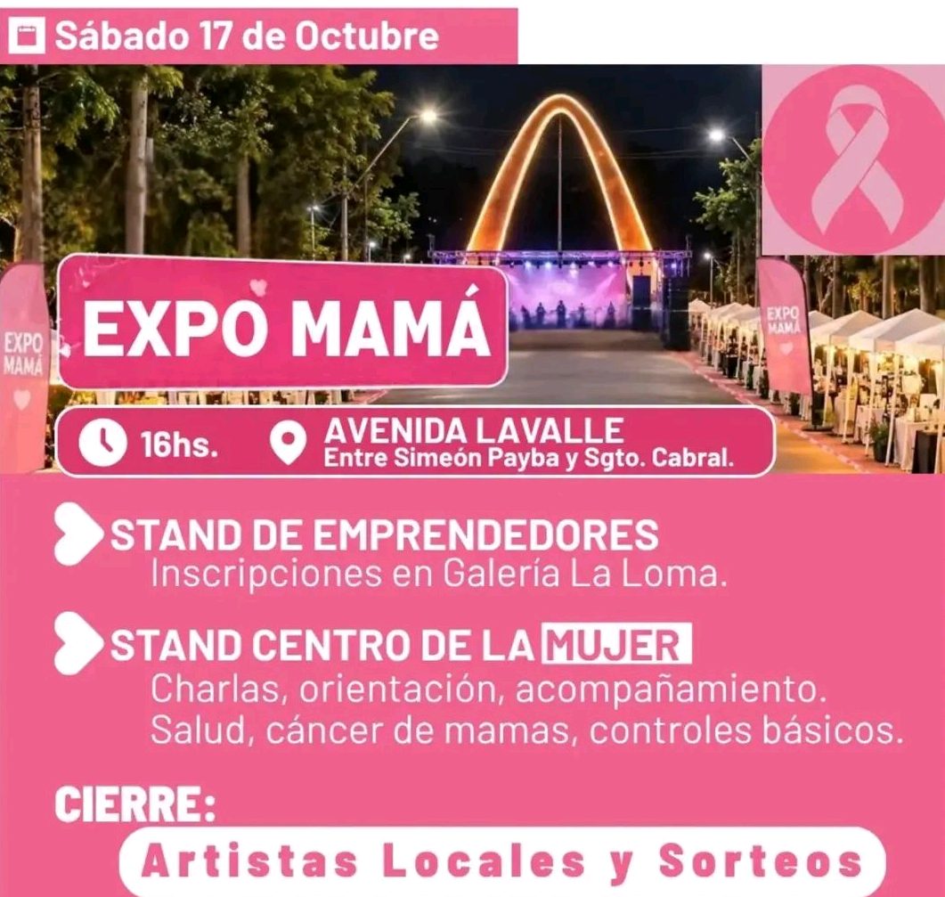 Expo Mamá llega a Virasoro con emprendedores y salud
