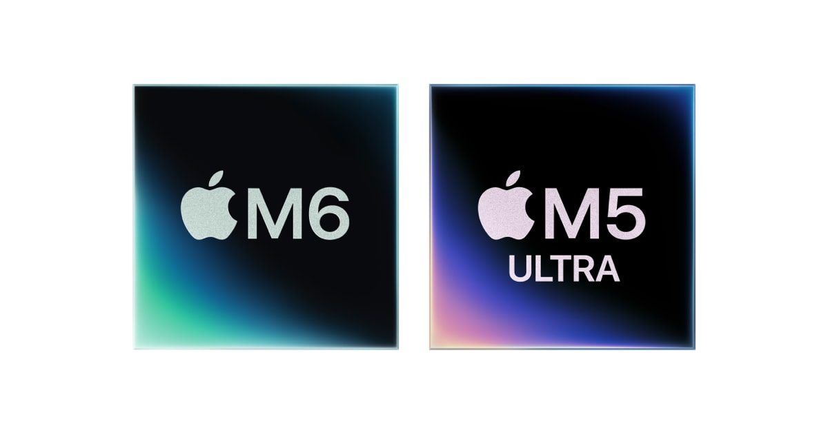 Apple presenta los chips M6 y M5 Ultra