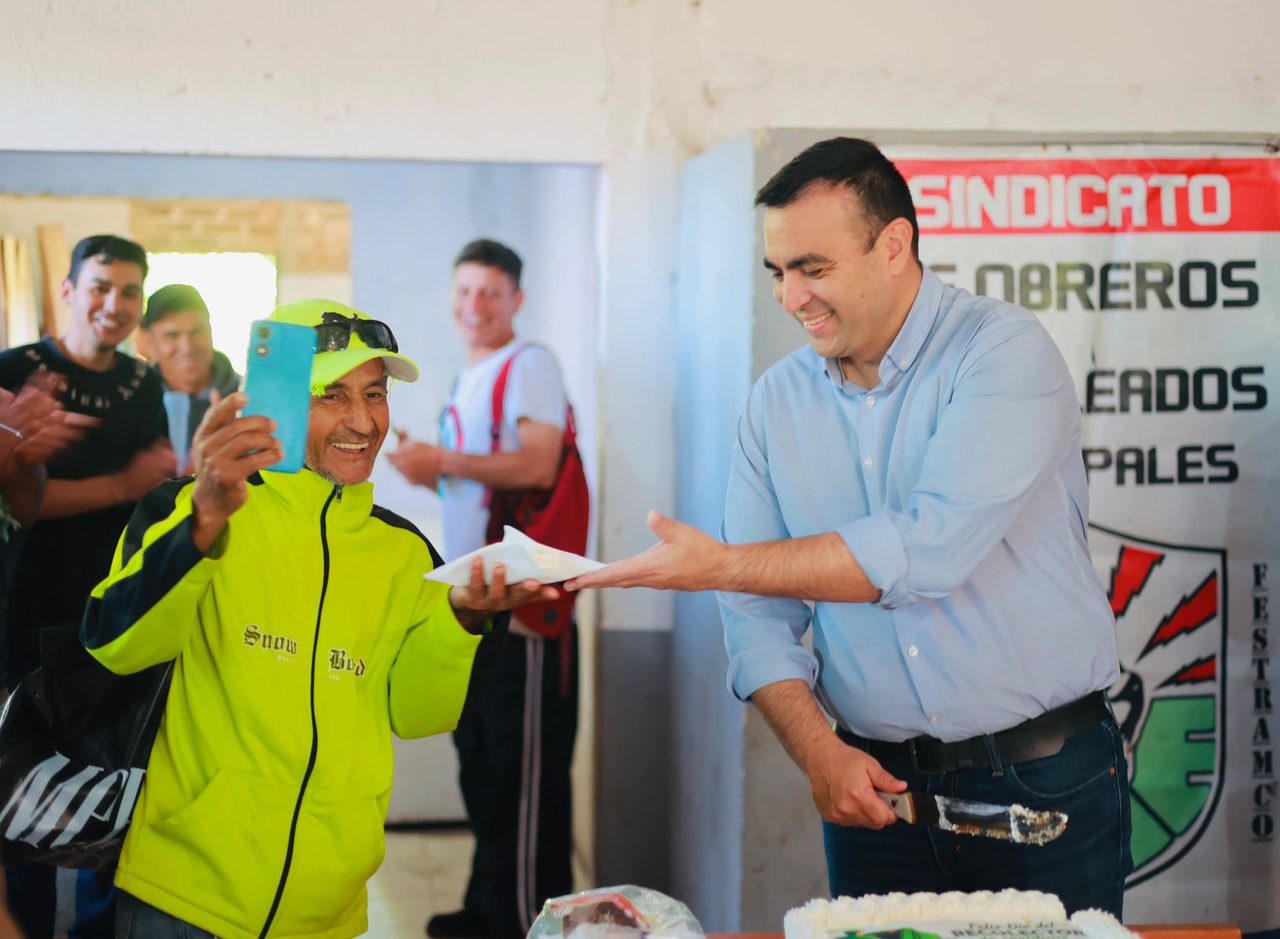 Santo Tomé homenajeó a sus recolectores con un almuerzo