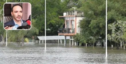 Valdés sigue la crecida del Paraguay y espera que las lluvias no agraven la situación