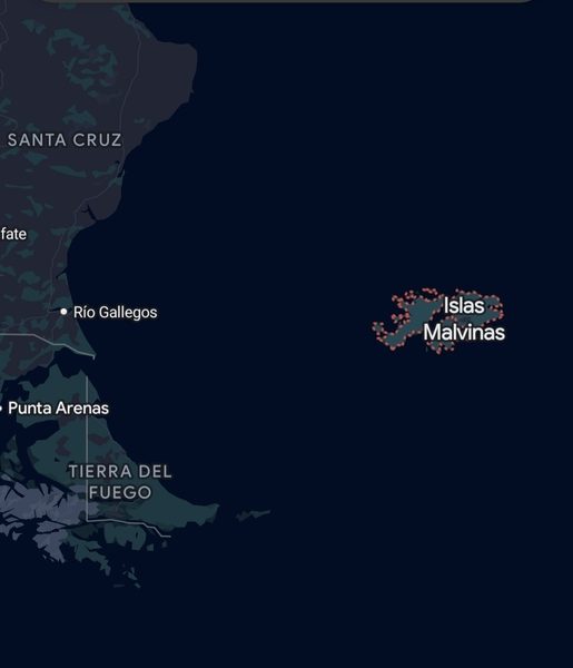 Google Maps y Apple Maps ya muestran "Islas Malvinas"