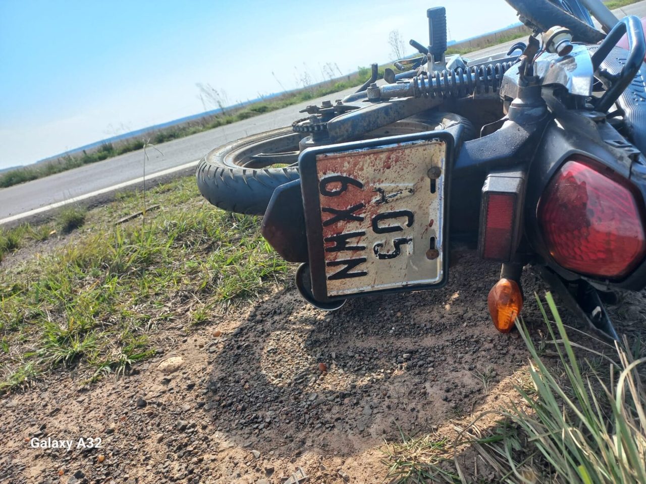 Fallecio un motociclista al chocar con un camión en Ruta 14