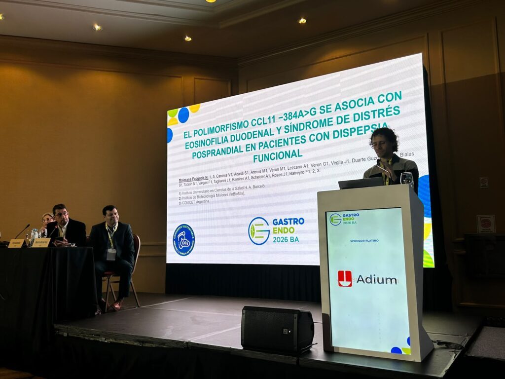 Investigador de Santo Tomé expuso en congreso nacional de gastroenterología