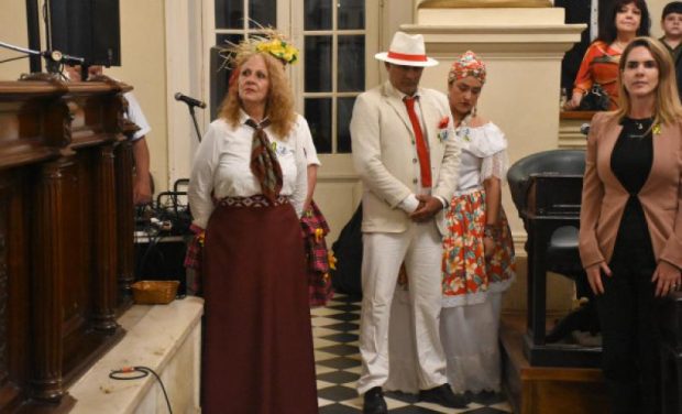La colectividad brasileña celebró su independencia en el Senado correntino