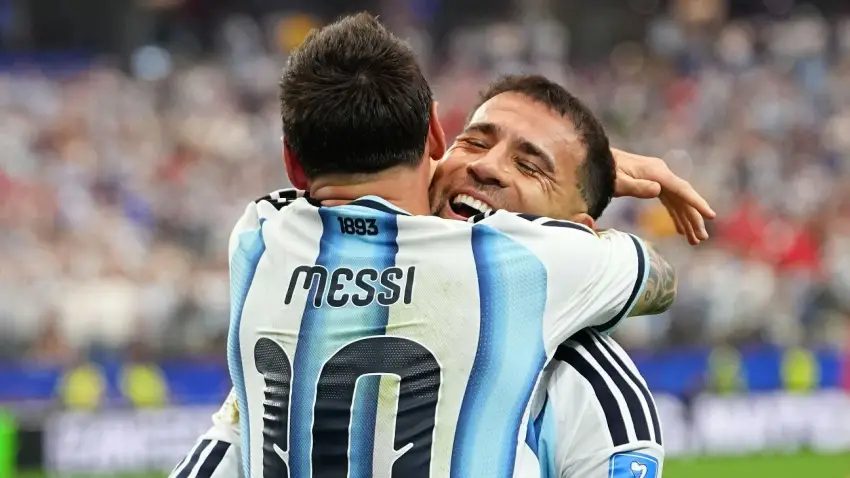 Messi y Otamendi se despiden de la Selección ante Benín en el Monumental