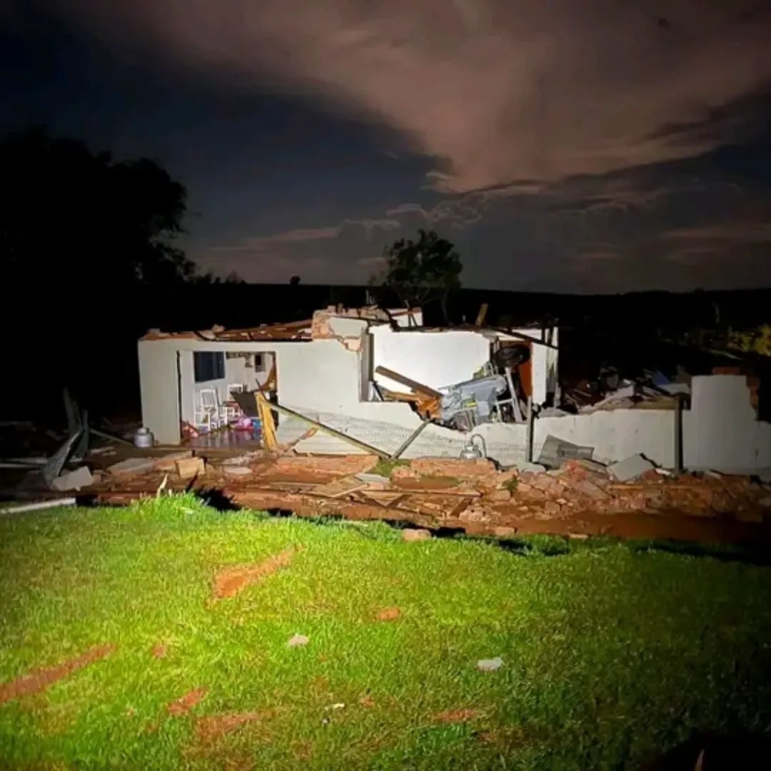 Un tornado arrasó una ciudad en el sur de Brasil