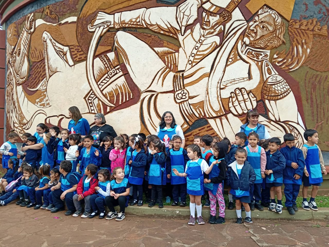 Alumnos de un jardín visitaron el Centro Sanmartiniano