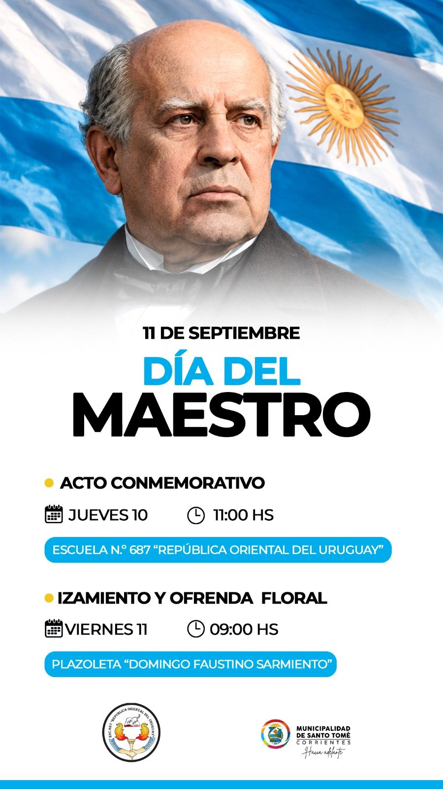 Día del Maestro: actos conmemorativos en la comunidad