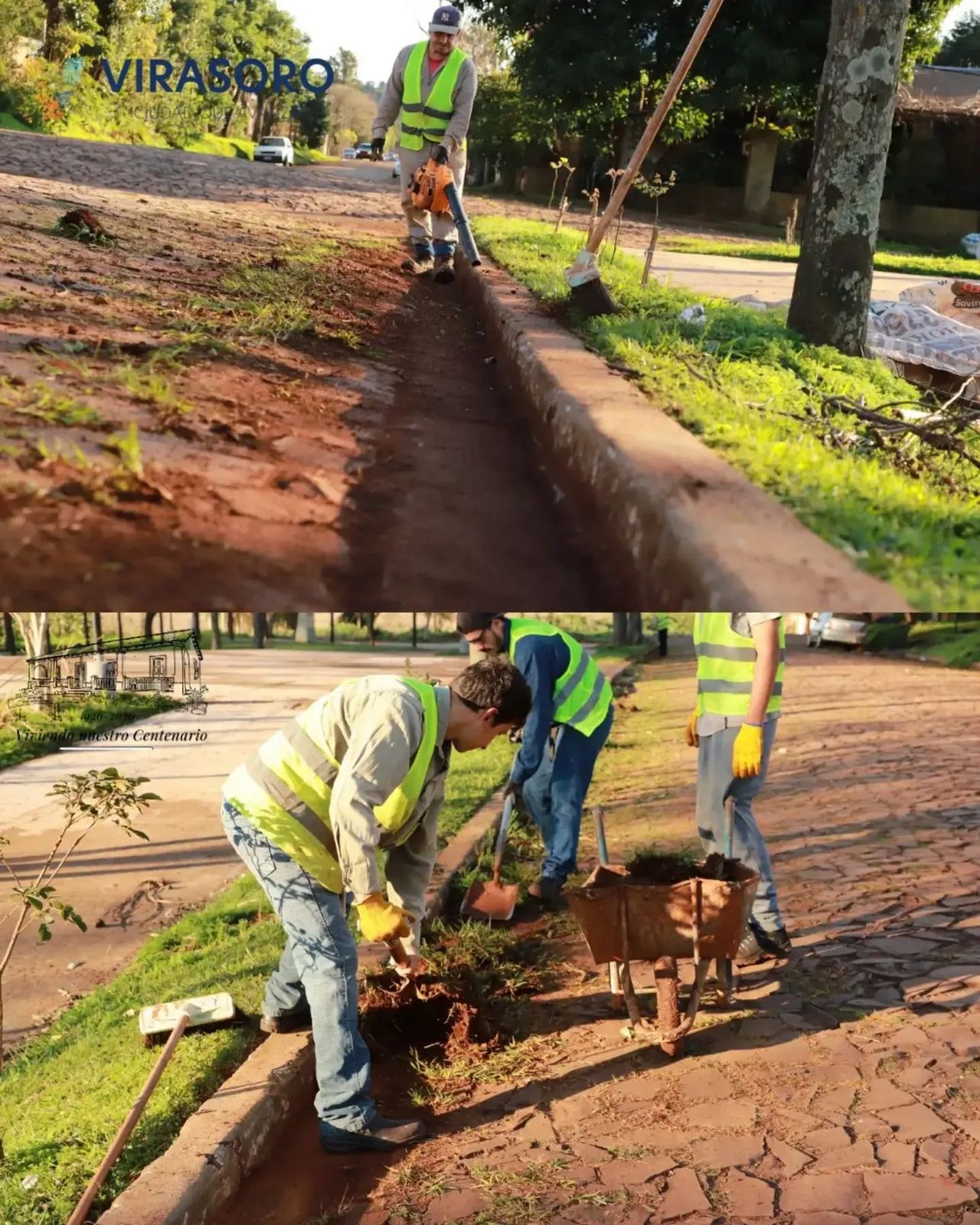 Trabajos de limpieza y mantenimiento en varios puntos de la ciudad