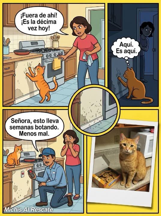 Un gato detectó una fuga de gas que la familia no notaba