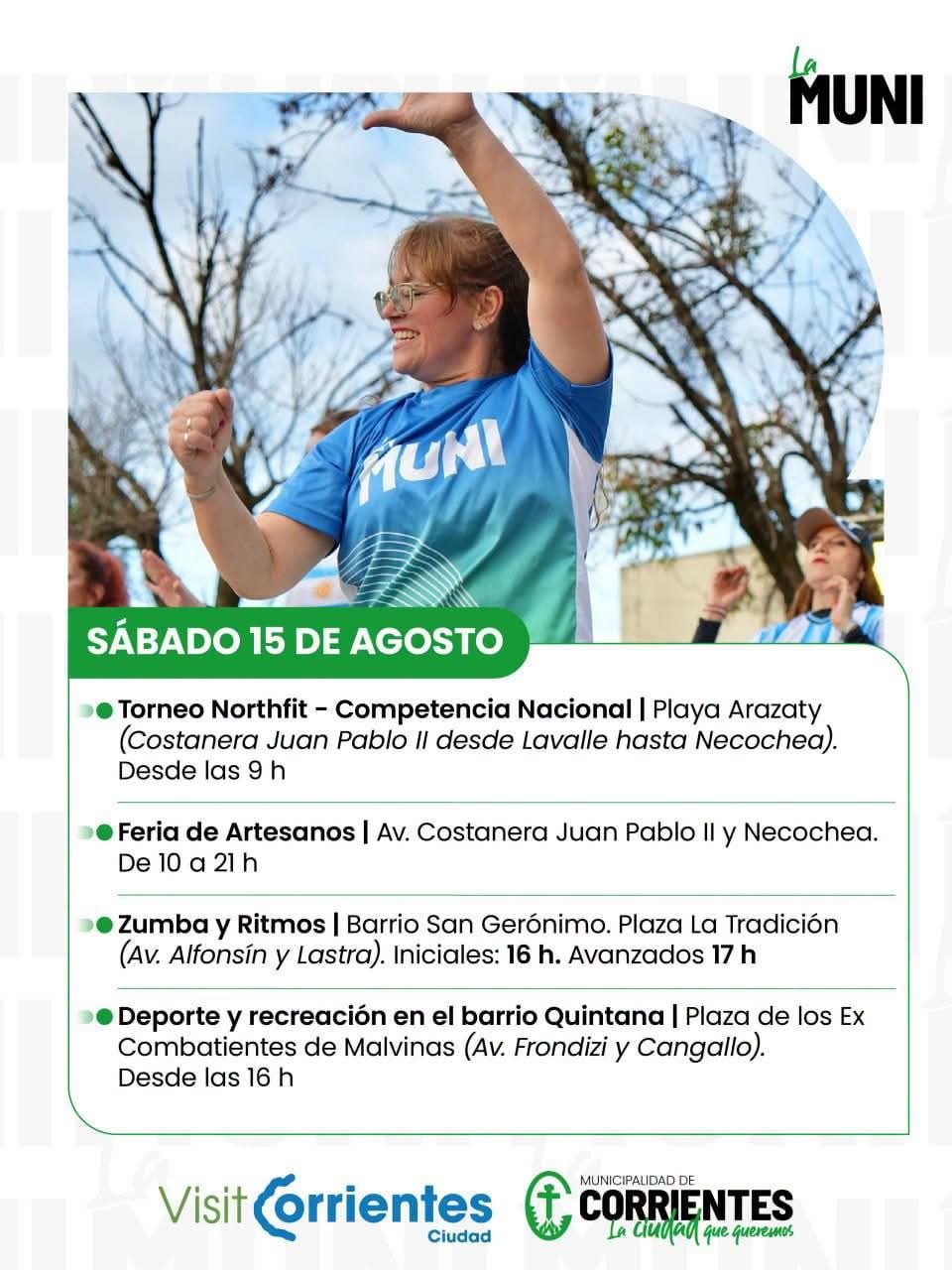 Fin de semana con agenda gratuita de shows y actividades