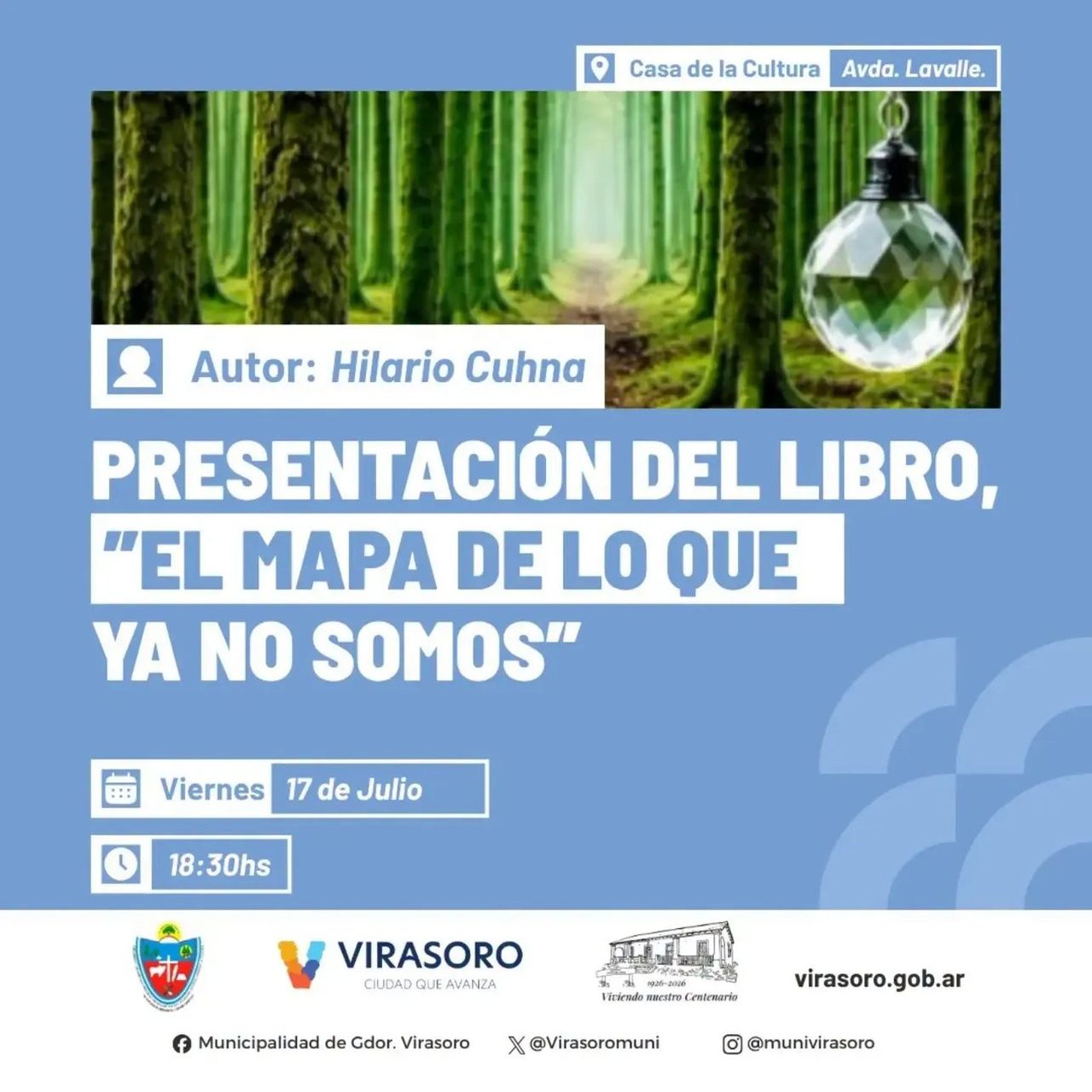 Virasoro: presentan el libro de un autor local