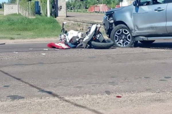 Bella Vista: 165 atenciones por accidentes de moto en nueve meses