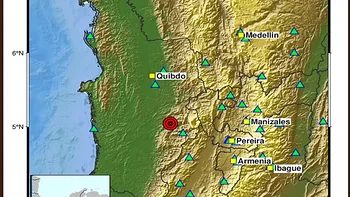 Fuerte terremoto en Colombia deja heridos y edificios dañados