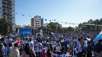 Corrientes celebró en masa el pase de Argentina a la final