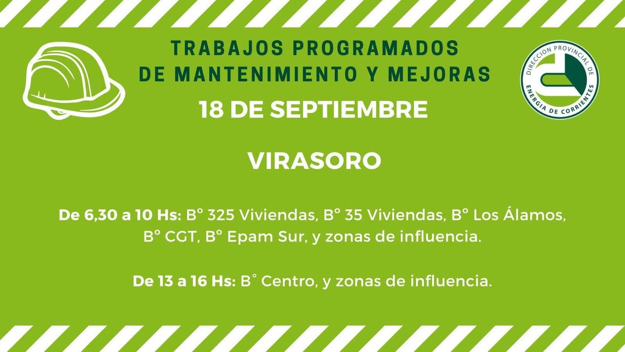 DPEC anuncia cortes de luz este viernes por mantenimiento