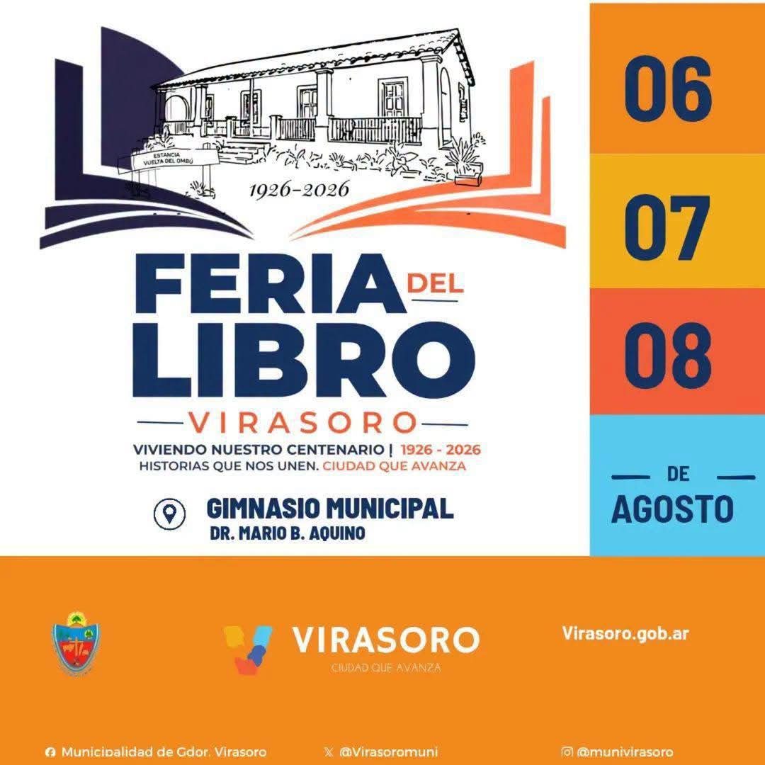 Se conoció el cronograma de la Feria del Libro Virasoro 2026