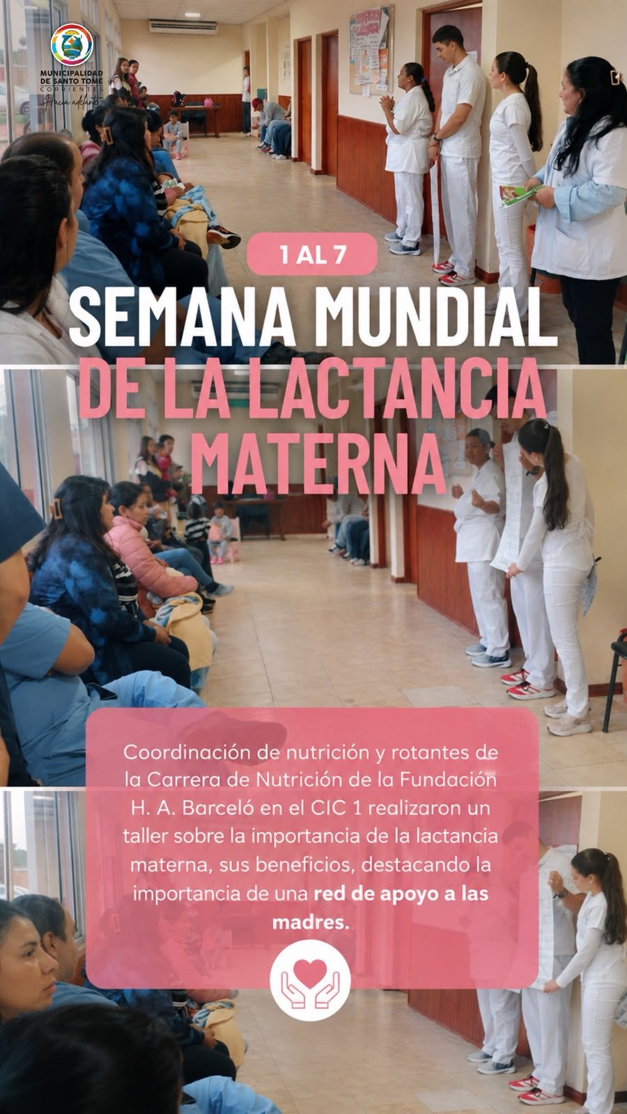 Taller gratuito de lactancia materna en el CIC 1