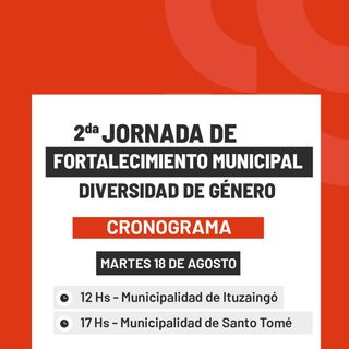 Ituzaingó y Santo Tomé, sede de capacitaciones en diversidad de género