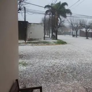 Temporal de granizo y viento causó destrozos en el sur santafesino