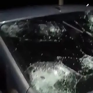 Granizo gigante golpeó una ciudad brasileña cerca de Corrientes
