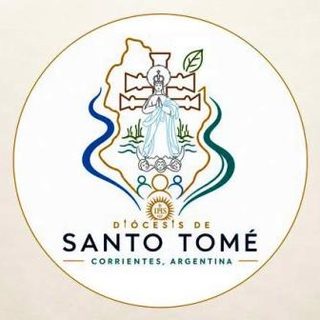 Santo Tomé tiene nuevo logo diocesano con la cruz, la Virgen y los ríos