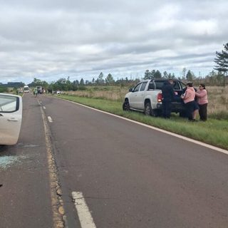 Choque frontal en la ruta 14 dejó una persona fallecida y tres heridos graves