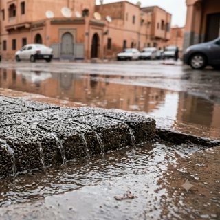 Marruecos prueba calles "esponja" contra el calor y las inundaciones