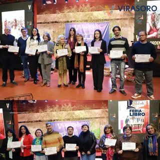 Virasoro reconoció a sus escritores en la Feria del Libro