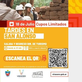 Invitan a participar del recorrido al Complejo Arqueológico San Alonso