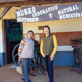 Marta y Estela visitaron el Museo Virasoro