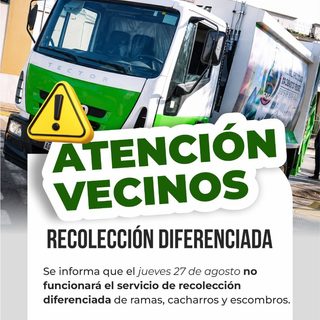 Sto tome  suspende tres servicios de recolección el 27 de agosto
