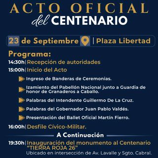 Virasoro festeja sus 100 años con show en Plaza Libertad