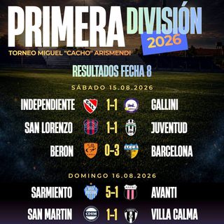 Sarmiento goleó, es líder y estira su ventaja