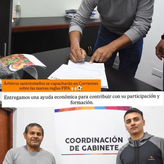 Santo Tomé apoya la capacitación de árbitros locales