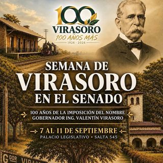 La Legislatura correntina celebra el centenario de Virasoro