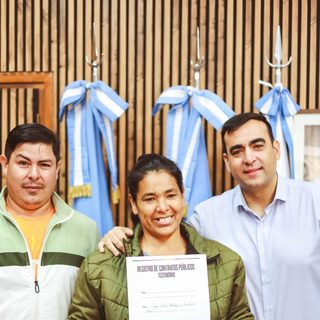 Nueve familias recibieron el título de propiedad de sus terrenos